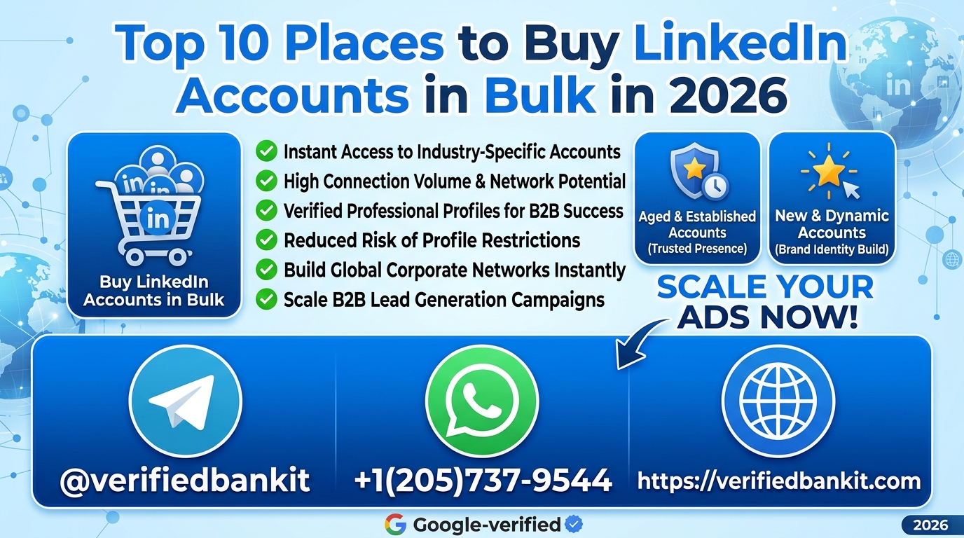 Top 10 Places to Buy LinkedIn Accounts in Bulk in 2026