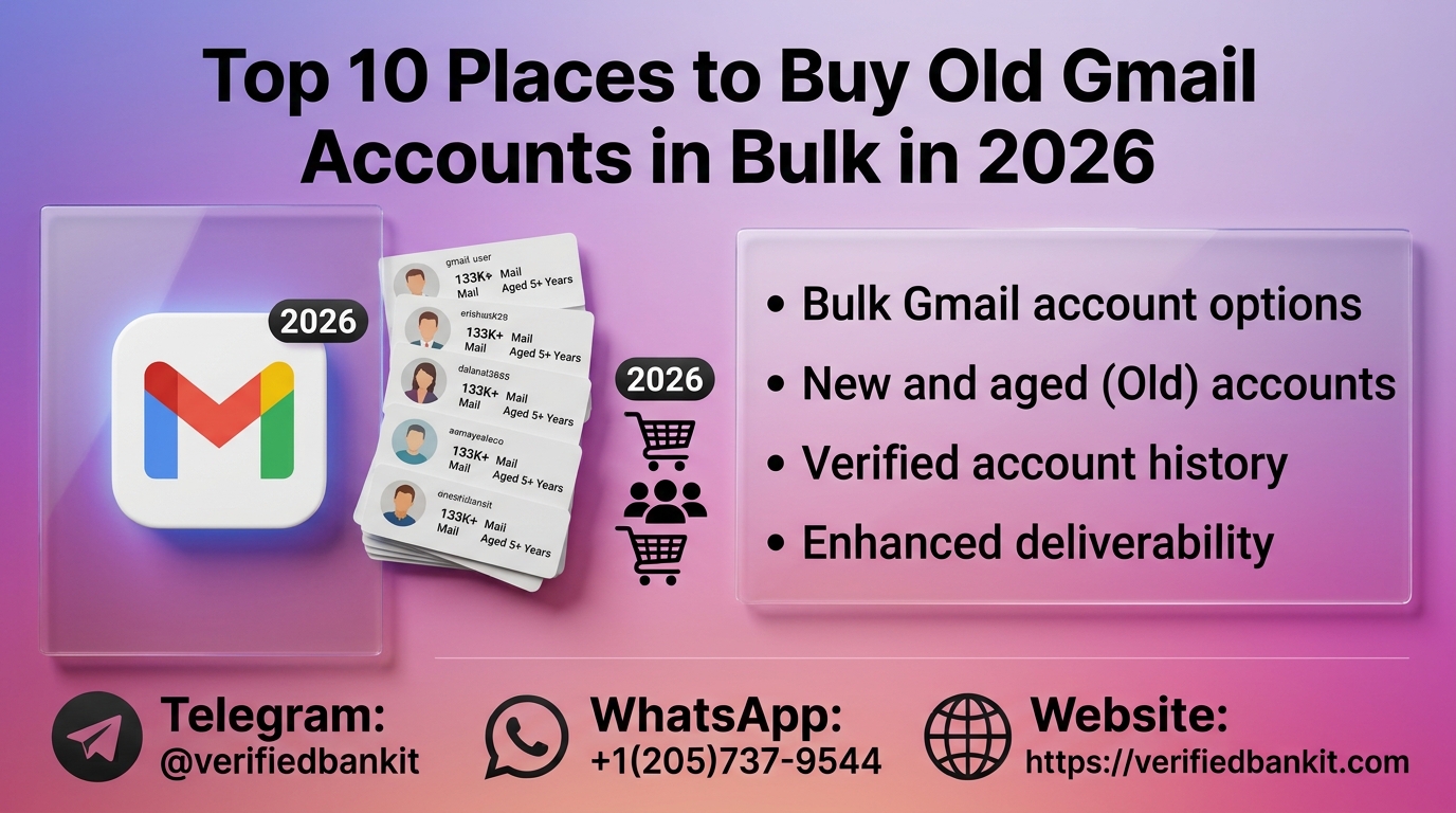 Top 10 Places to Buy Old Gmail Accounts in Bulk in 2026